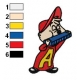Alvin and The Chipmunks Embroidery Design
